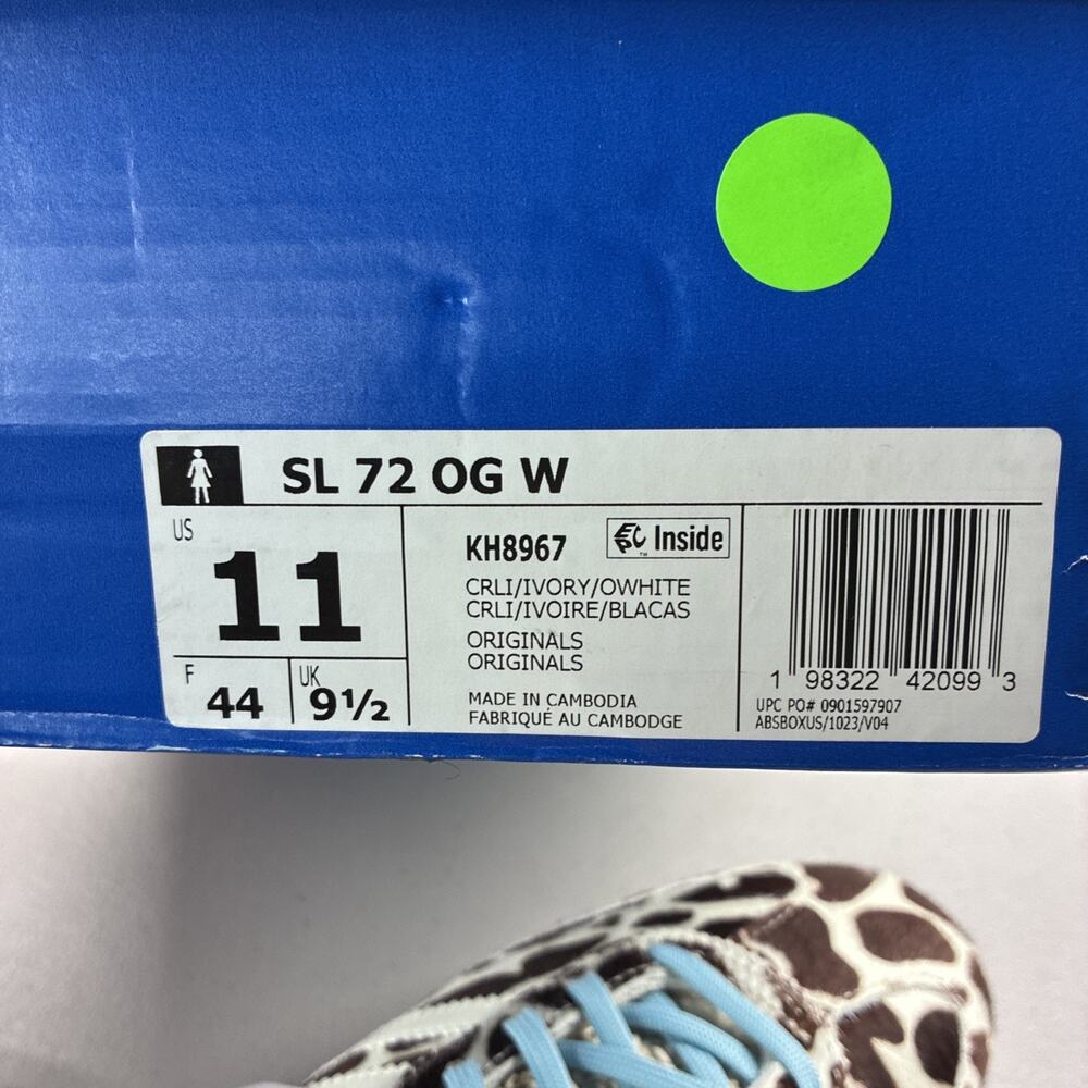 Adidas Women’s SL 72 OG Size 11 Cow Print |KH8967| New with box - Picture 7 of 7